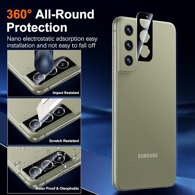 UniqueMe [2+2 Pack Compatible with Samsung Galaxy Note 20 Ultra 6.9 inch Soft TPU Screen Protector 【Not Glass】 and Camera Lens ProtectorHD Clarity [Case Friendly][Bubble Free] [Anti-slip tool]