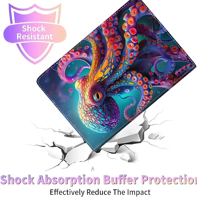 Case for New iPad (A16) 11th Generation 11 Inch 2025for iPad 10th Generation 2022 10.9 Inch Multi-Angle Stand Smart Cover Shockproof with Auto Wake/Sleep ，Starry Sky