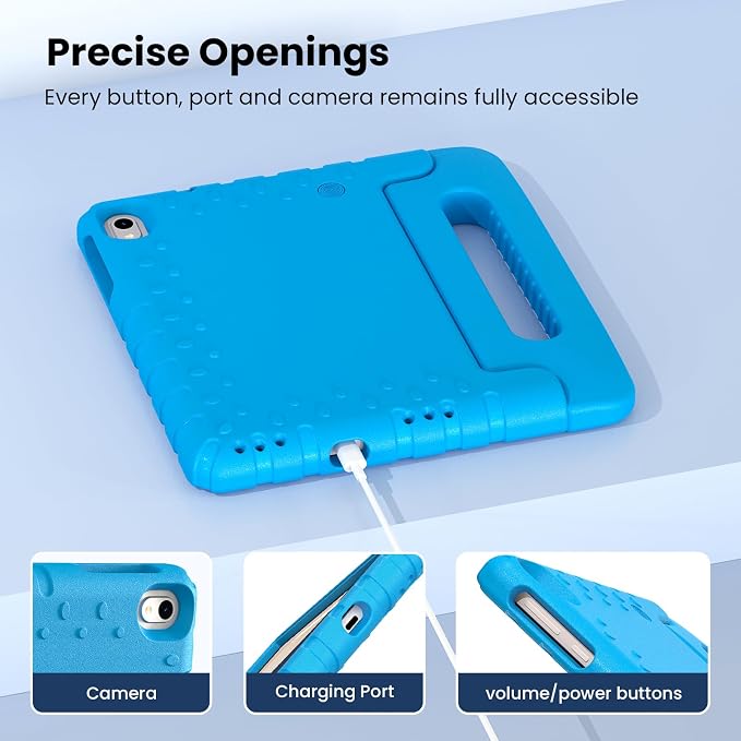 Kids Case for Onn 8 inch Tablet Case Gen 4 2024 (Model:100135923) | Foldable handle highly durable odorless and easy to install suitable for children's learning and play.