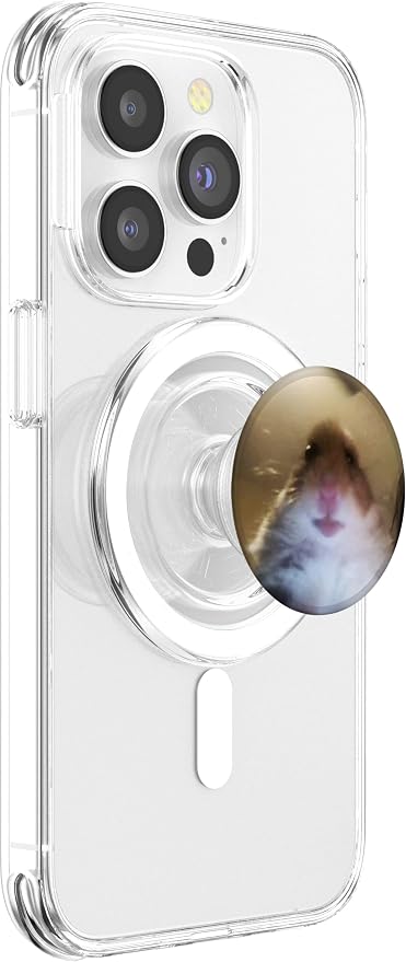 Staring Hamster PopSockets PopGrip: Swappable Grip for Phones &amp Tablets PopSockets Adhesive PopGrip