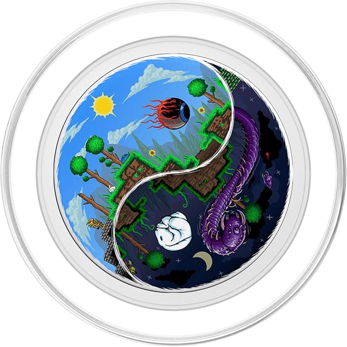 Terraria Night and Day PopSockets Adhesive PopGrip