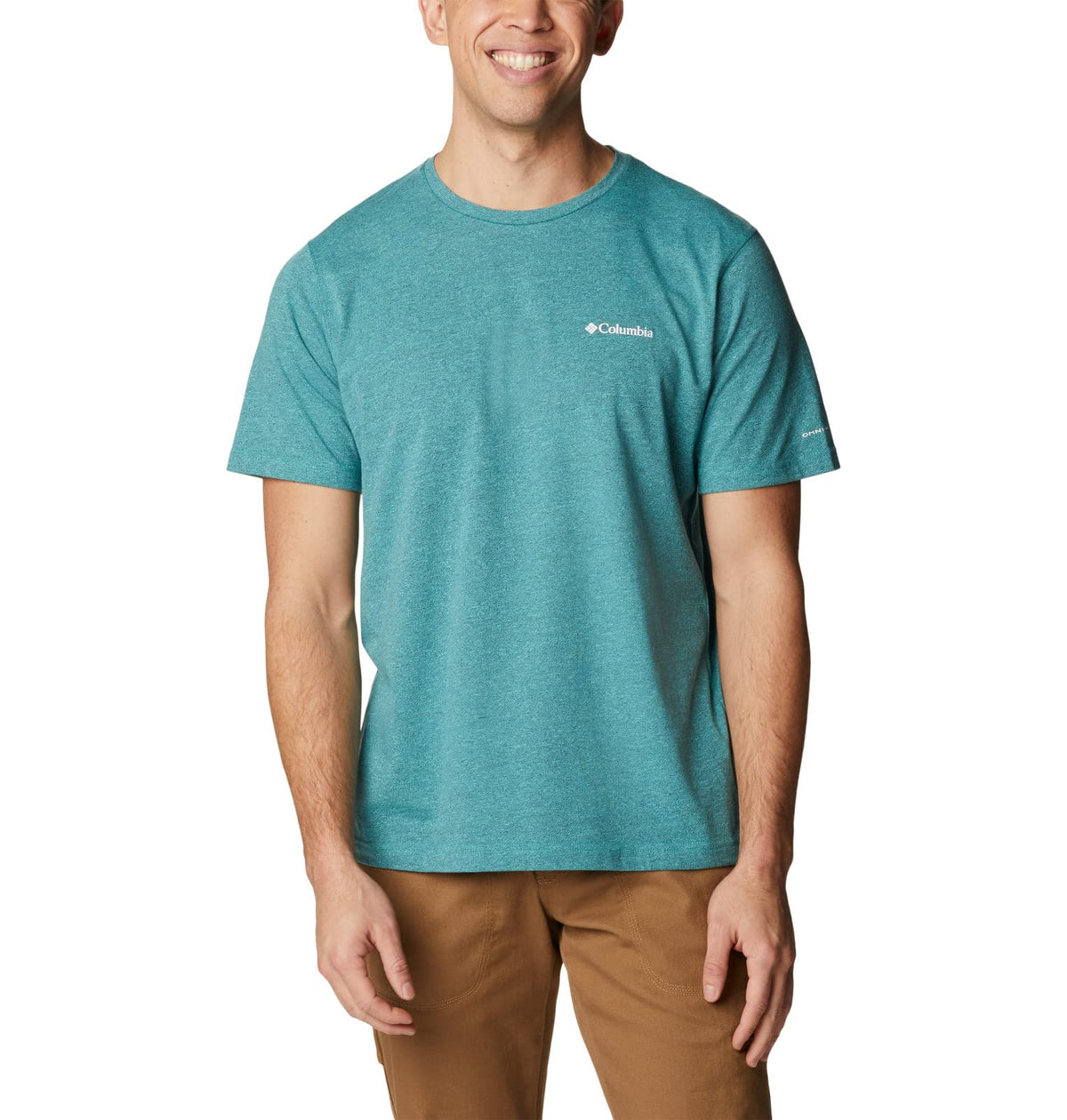 Columbia Men's Big & Tall Thistletown Hills Short Sleeve, Electric Turquoise/Collegiate Navy, 5X B&T