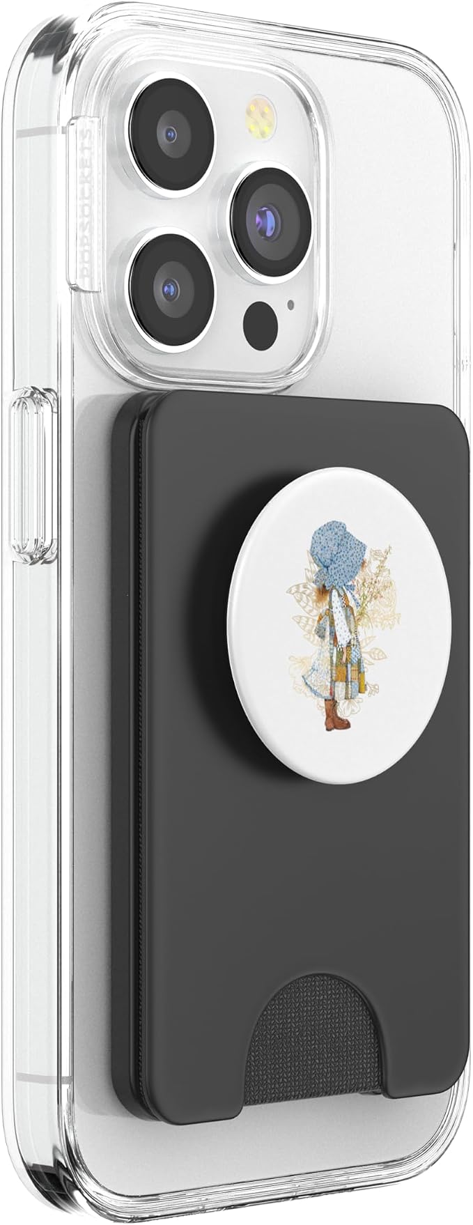 Holly Hobbie Classic Hat and Flowers PopSockets Adhesive PopGrip