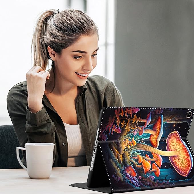 Case for New iPad (A16) 11th Generation 11 Inch 2025for iPad 10th Generation 2022 10.9 Inch Multi-Angle Stand Smart Cover Shockproof with Auto Wake/Sleep Baby Dragon