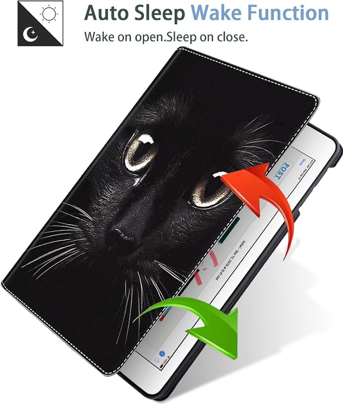 Case for iPad (A16) 11th Generation 11 Inch (2025) iPad 10th Generation 10.9 Inch (2022)，Slim Fit Foldable Standing Cover Case with Auto Sleep/Wake Retro Moth
