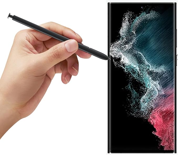 2 Pack Galaxy S22 Ultra S Pen Replacement for Samsung Galaxy S22 Ultra PinGalaxy S22 Ultra Stylus Pen (WithoutBluetooth)(Black)