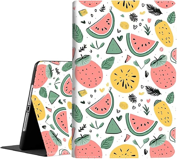 Case for iPad (A16) 11th Generation 11 Inch (2025) iPad 10th Generation 10.9 Inch (2022)，Slim Fit Foldable Standing Cover Case with Auto Sleep/Wake ，Red Moon Japanese Landscape