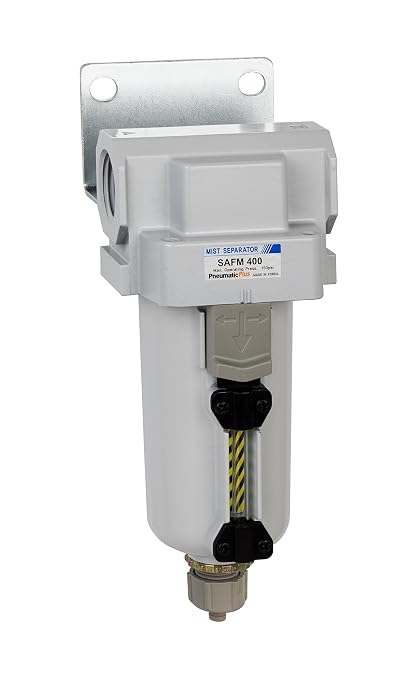 PneumaticPlus SAFM400-N06B-MEP Compressed Air Coalescing Filter, 0.1 Micron
