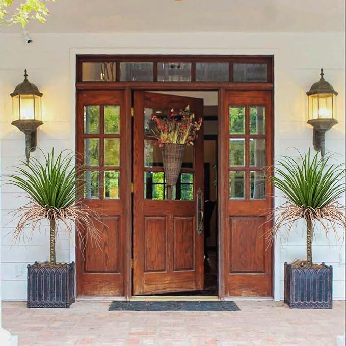 Artificial Tree 3.6Ft Faux Agave Plant Yucca Tree in Pot for Home Office Decor Indoor Outdoor Dracaena Tree Tropical Yucca Palm Fake Potted Tree House Decoration Housewarming Gift