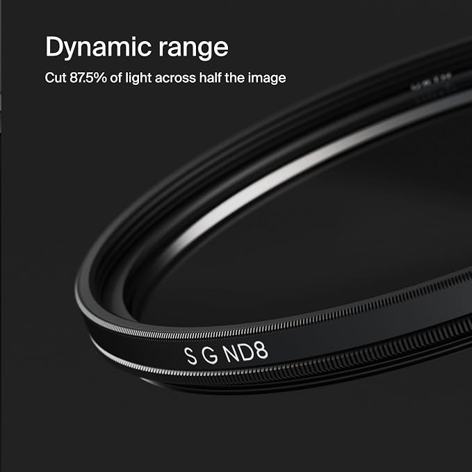 Urth 95mm Soft Graduated ND8 Lens Filter — 3-Stop, Ultra-Slim 20-Layer