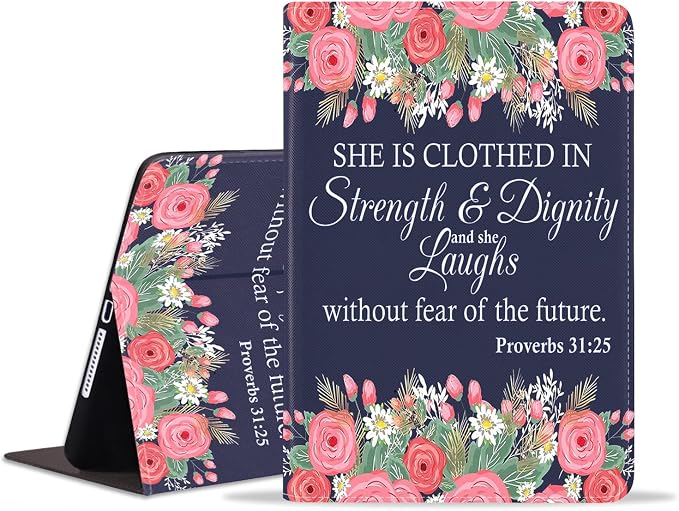 for iPad Mini 6 2021 Case Protective Leather Case Adjustable Stand Auto Wake/Sleep Smart Case for iPad Mini 6th Generation 8.3 Inch - Bible Verse Jeremiah 29:11