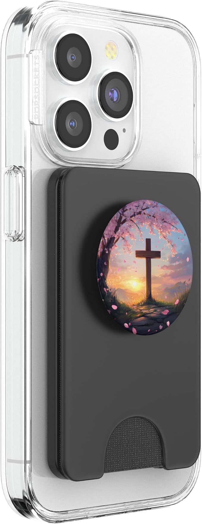 Christian Cross PopSockets PopGrip for MagSafe