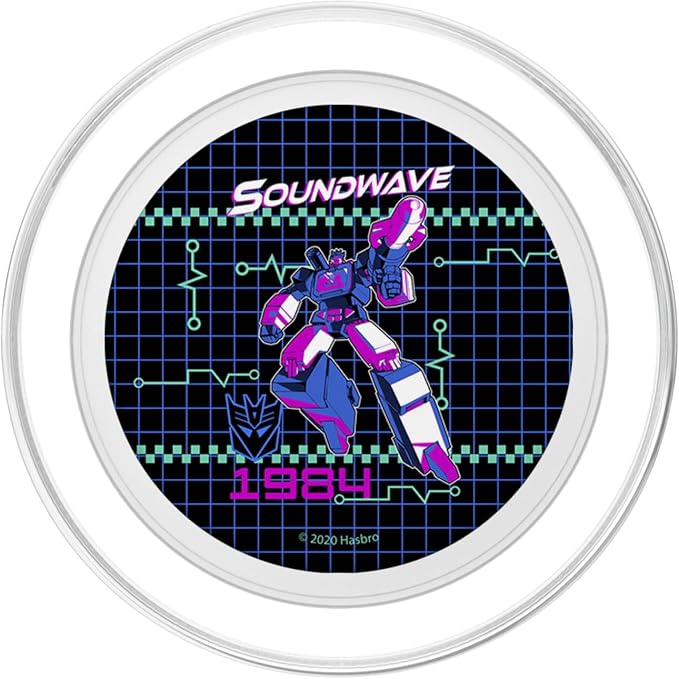 Transformers Soundwave 1984 Grid PopSockets Adhesive PopGrip