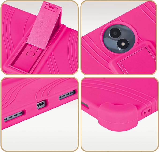ATOOZ for TCL NXTPAPER 11/Tab 11 Gen 2 Tablet Case 11 inchBlack | Soft Silicone Shockproof Protective Cover Case for TCL Tab 11 Gen 2 Tablet with PC Stand