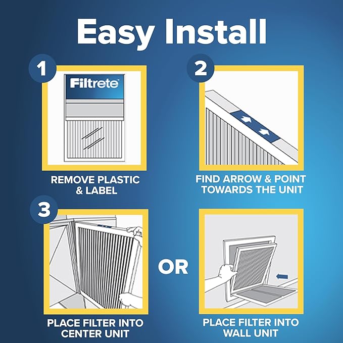 Filtrete 14x25x1 AC Furnace Air Filter, MERV 5, MPR 300, Capture Unwanted
