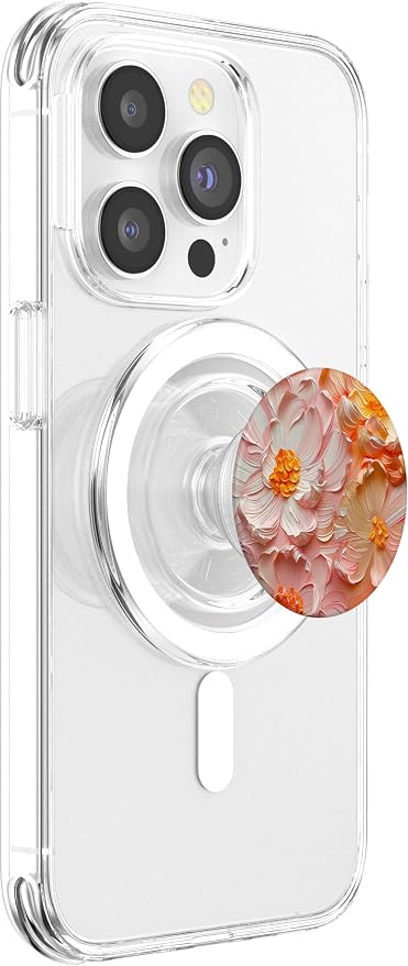 Blossom Nature Oil Painting Flowers PopSockets PopGrip for MagSafe