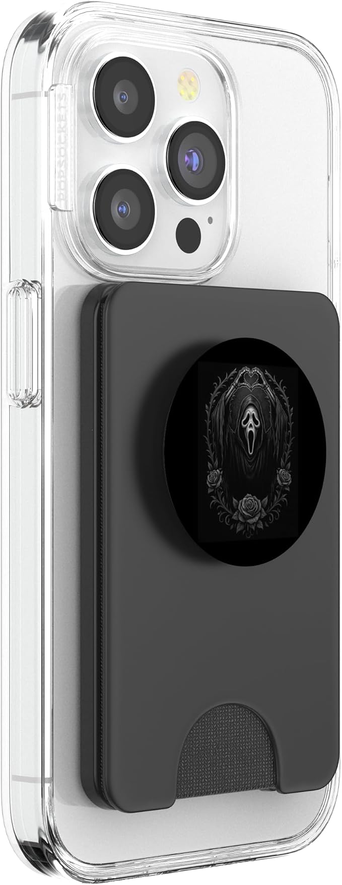 Scary Face Horror Poster Creepy Halloween PopSockets PopGrip for MagSafe