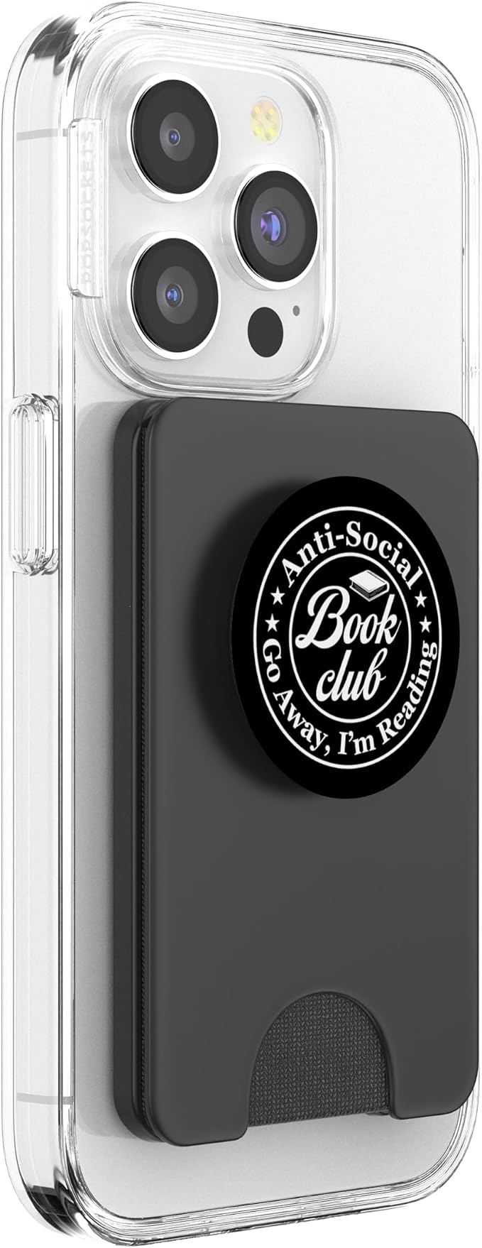 Anti Social Book Club Go Away I'm Reading Funny Bookworm PopSockets Adhesive PopGrip