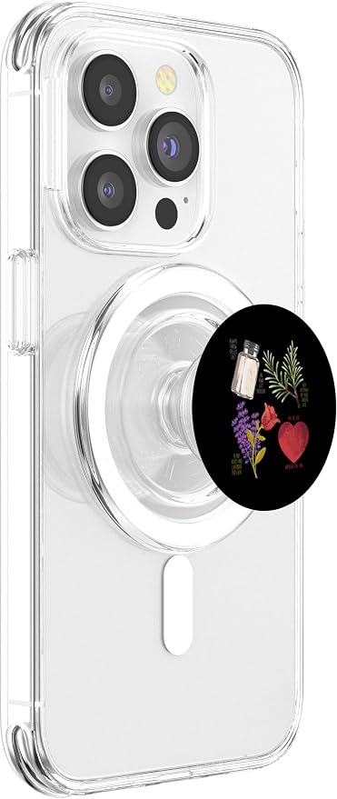 Practical Magic Salt Rosemary Lavender Love Witch Pagan PopSockets Adhesive PopGrip