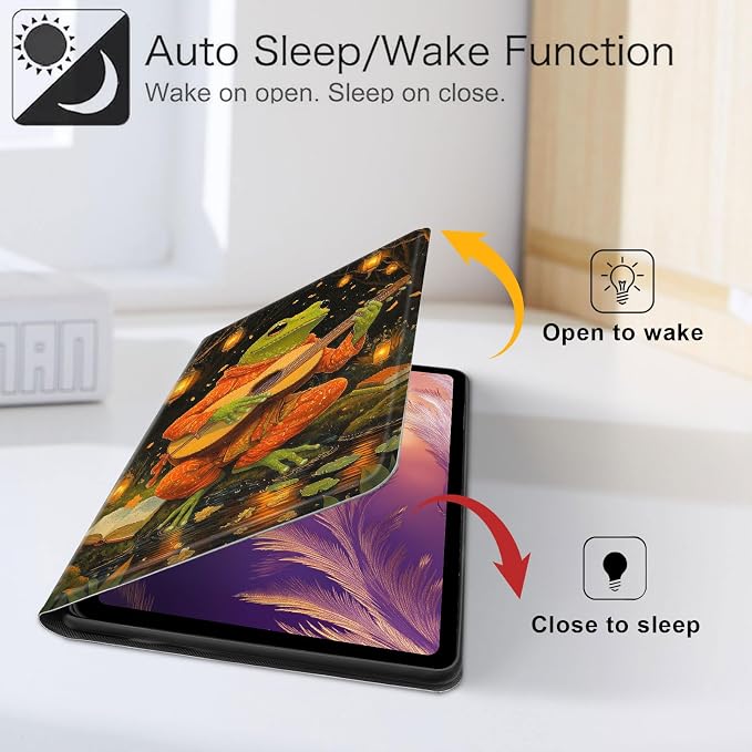 for iPad 11th Generation (A16 2025) 11 / iPad 10th Gen 10.9 2022 Case 360° Rotating PU Leather Stand Cover with Auto Sleep/Wake Shockproof TPU Backl Two Dragons Fighting