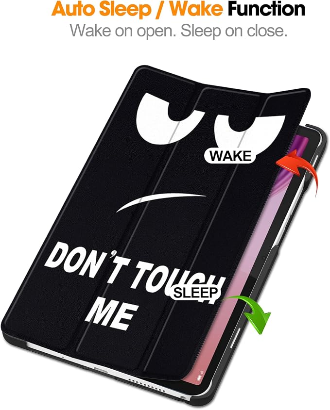 Smart Case for Lenovo Tab One / K9 8.7 Inch 2025 TB305XU/TB305FU Lightweight Trifold Stand Cover Auto Wake Sleep Blackish Green