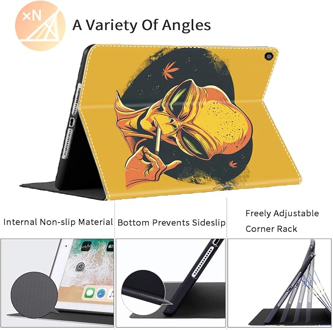 Case for iPad 10th Generation (2022 Release) 10.9 Inch Durable Shockproof Protective Cover for New iPad 10th gen 10.9 2022 Elephant Sunflower