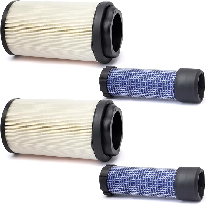 YUXIVCNE 2Pcs LVU34503 LVU34504 Primary & Secondary Air Filter Compatible