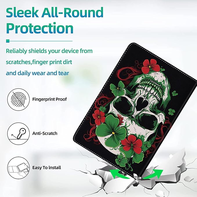 Case for iPad (A16) 11th Generation 11 Inch (2025) for iPad 10th Generation 10.9 Inch (2022) Slim Folding Stand Cover with Auto Wake/Sleep Watercolor Sea Turtle