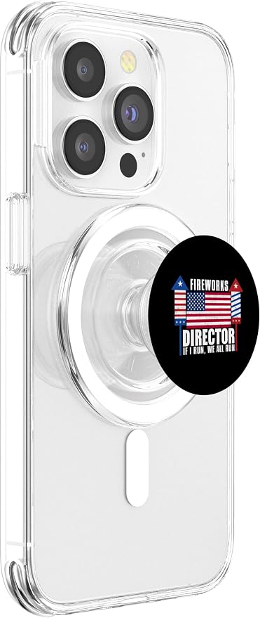 4th Of July - Fireworks Director If I Run We All Run PopSockets Adhesive PopGrip