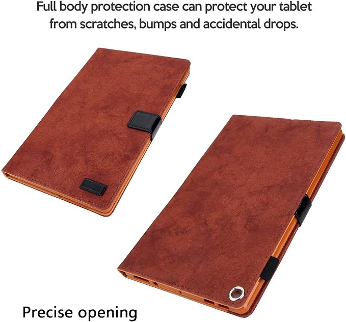 Kindle Fire HD 8 Tablet Case (8th/7th/6th Generation)Smart Stand Synthetic Leather Cover with Auto Wake/Sleep [Card &amp Pencil Holder] for 8 Amazon Fire HD 8 (2018/2017/2016) Blue Sea Beach