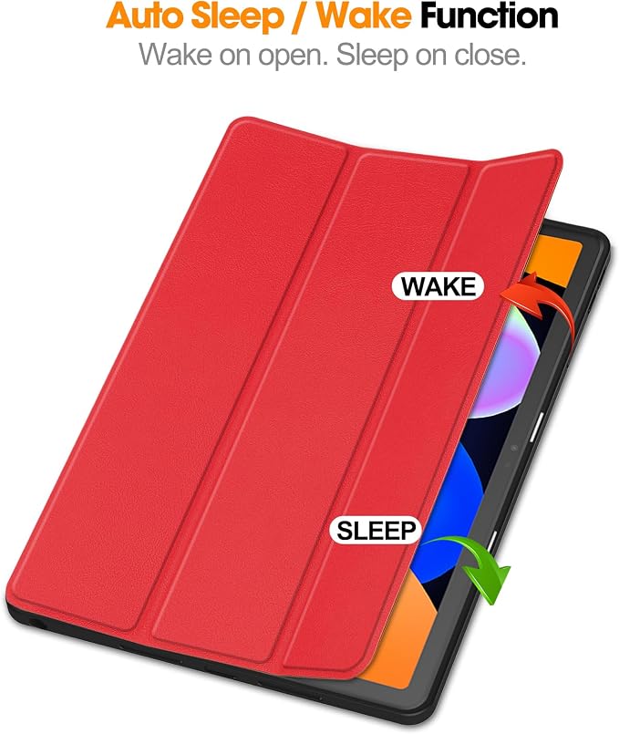 YRH for Idea Tab Pro 12.7 inch Case 2025 with Pen Holder Soft TPU Back Tablet Cover Case with Auto/Sleep (Black)