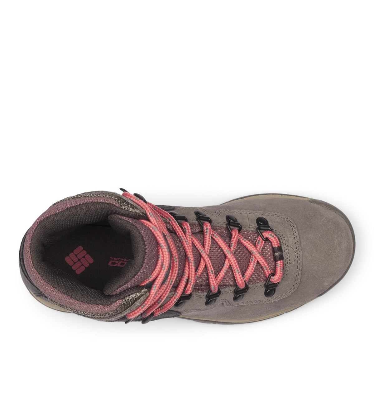 Columbia Womens Newton Ridge Plus Waterproof Amped, Stratus/Canyon Rose, 6.5