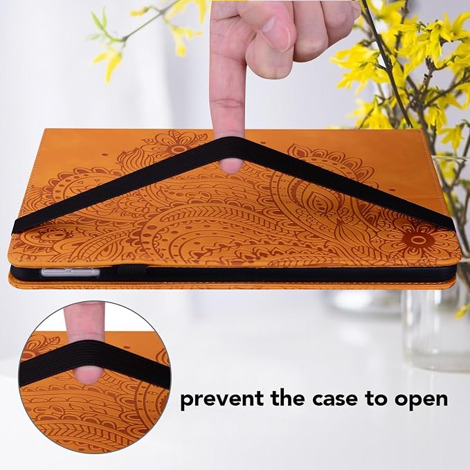 Case for Samsung Galaxy Tab A11 Plus/ A9 Plus 11 Inch PU Leather Multi-Angle Viewing Protective Cover with Card Slots - Blue