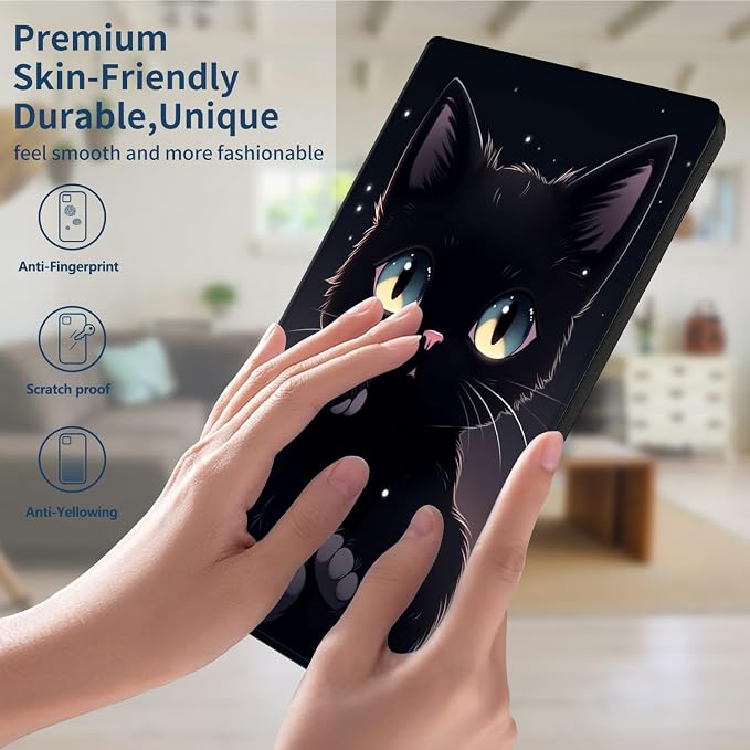 Slim Case for Amazon Kindle Fire Max 11 Case (13th Generation 2023 Release) 11 PU Leather Folio Stand Adjustable Smart Cover with Auto Wake/Sleep for Kindle Fire 11 TabletA American Flag Skull