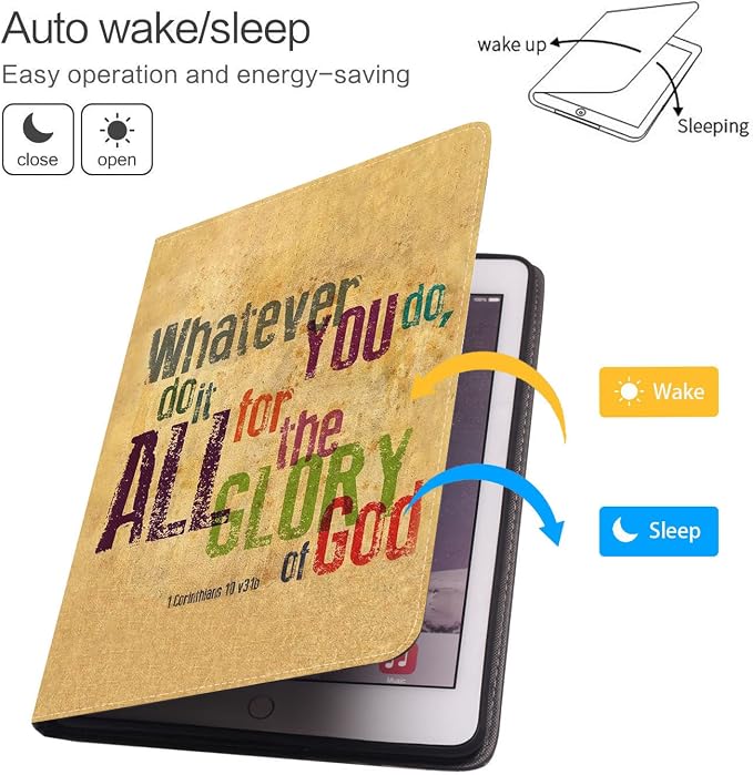 for iPad Mini 6 2021 Case Protective Leather Case Adjustable Stand Auto Wake/Sleep Smart Case for iPad Mini 6th Generation 8.3 Inch - Bible Verse Jeremiah 29:11