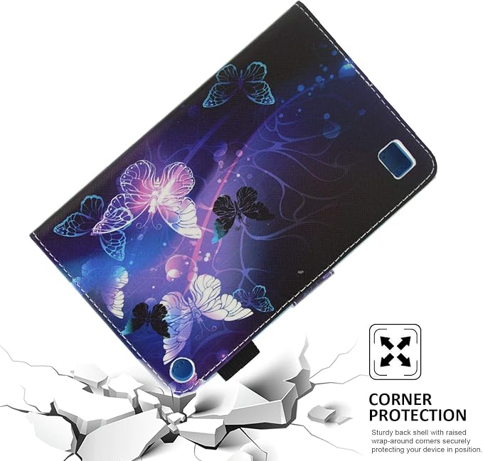 Case for Kindle Fire 7 TabletDteck Full Protective Flip Adjustable Stand Auto Wake/Sleep Smart Cover with Pencil Holder for Kindle Fire 7 Tablet 9th/7th/5th Generation 2019/2017/2015 ReleaseKing Dog