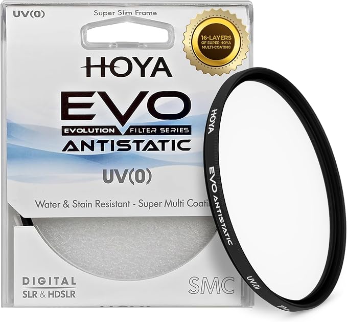 Hoya EVO Antistatic 62mm UV Filter — Camera Filters