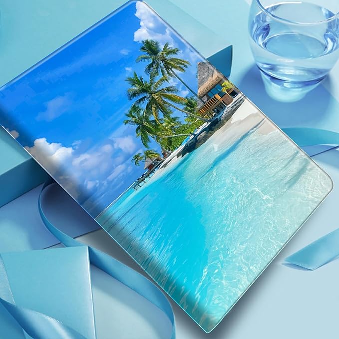 Case for Amazon Fire 7 Tablet 2019/2017 Release 9th/7th Generation PU Leather Smart Protective Cover with Auto Sleep/Wake for Fire 7 2019Beautiful Sunset