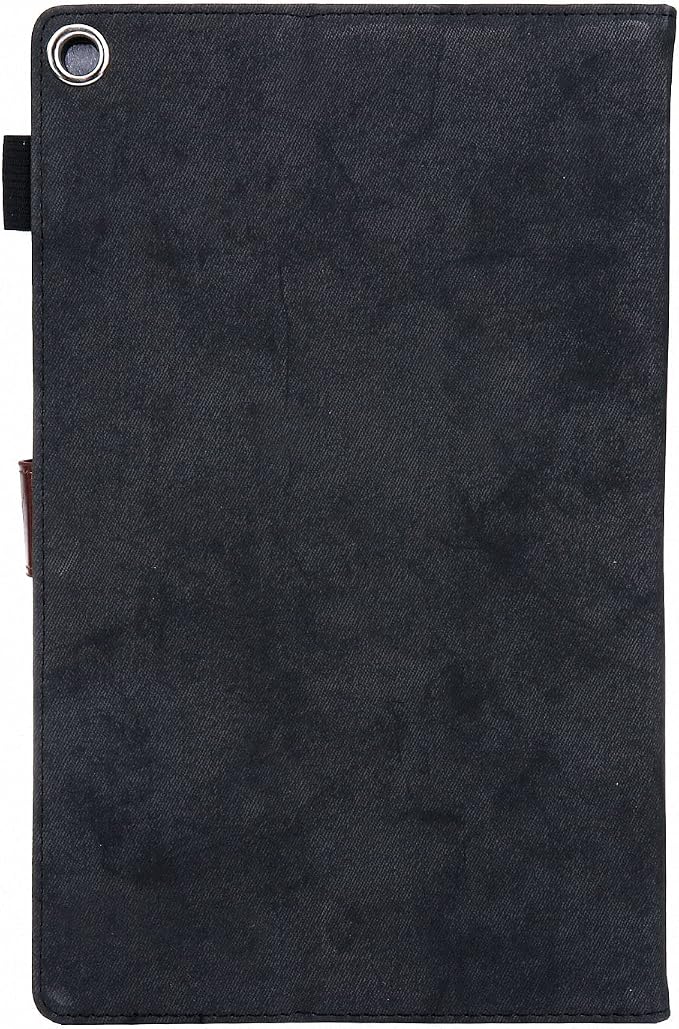 Kindle Fire HD 8 Tablet Case (8th/7th/6th Generation)Smart Stand Synthetic Leather Cover with Auto Wake/Sleep [Card &amp Pencil Holder] for 8 Amazon Fire HD 8 (2018/2017/2016) Blue Sea Beach