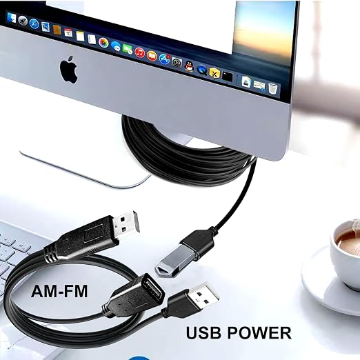 Long USB 2.0 Extension Cable 25FT with PowerLong USB2.0 A Male to FemaleUSB A Cable Extension CordUSB A Data Transfer Extender USB Cable， USB2.0 A Connector for USB Flash Drive/Hard Drive
