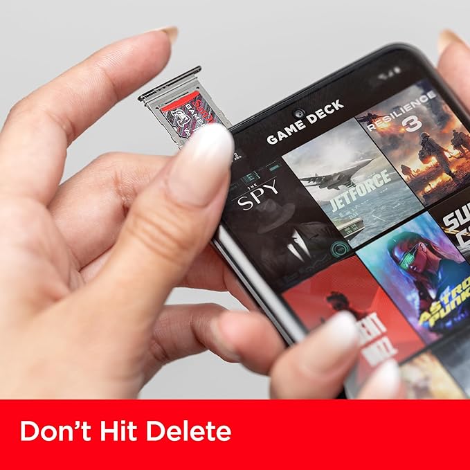 SanDisk 128GB Gameplay microSD Memory Card for Mobile Gaming - Up to 190MB/s, for Handheld Console Gaming - SDSQXAA-128G-GN6XN