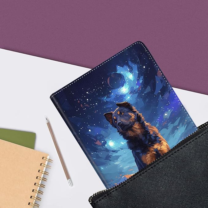 Case for iPad (A16) 11th Generation 11 Inch (2025) iPad 10th Generation 10.9 Inch (2022)，Slim Fit Foldable Standing Cover Case with Auto Sleep/Wake ，Moth Moon