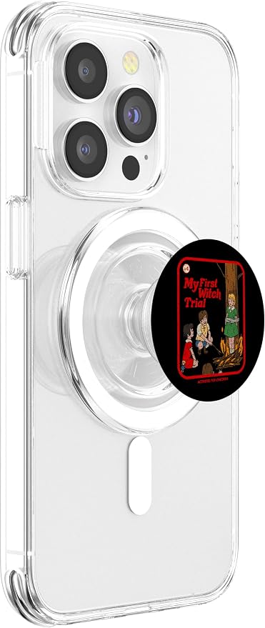 My First Witch Trial Vintage Childgame Horror Goth Punk Premium PopSockets Adhesive PopGrip