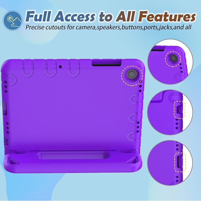 LTROP Shockproof Lightweight Convertible Handle Stand Case for Samsung Galaxy Tab A11 Plus 2025 / A9 Plus 11 Inch 2023 with Built-in Screen Protector Galaxy Tab A11+ / A9+ Case for Kids Black