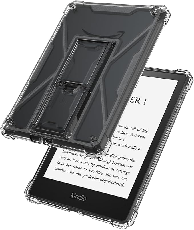 Clear Case for All-New Amazon Kindle Fire Max 11 Tablet (13th Generation 2023 Release) 11 Slim Lightweight Shell Transparent Soft TPU Back Shockproof Crystal Reinforced Corner Cover Clear