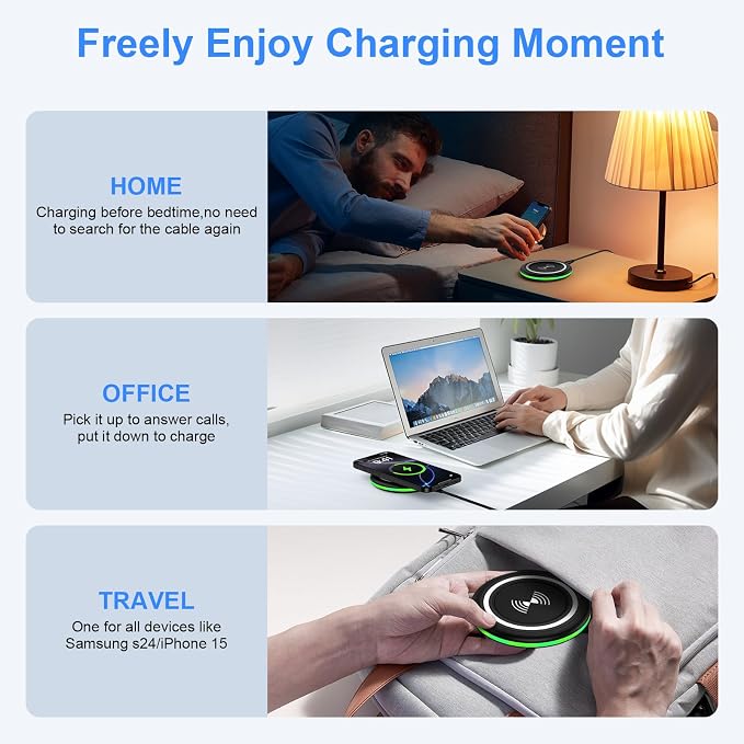 15W for Google Wireless Charger Fast Charging Pad for Google Pixel 10 10 Pro 10 Pro XL 9A 9 Pro XL Fold 8 7 6 Pro 8A 6 Pro Wireless Phone Charger Android for Samsung Galaxy S25 Ultra S24 Plus S23 S22