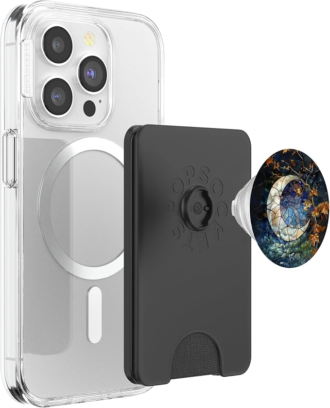 Celestial Halloween Mosaic Stained Glass Aesthetic PopSockets Adhesive PopGrip