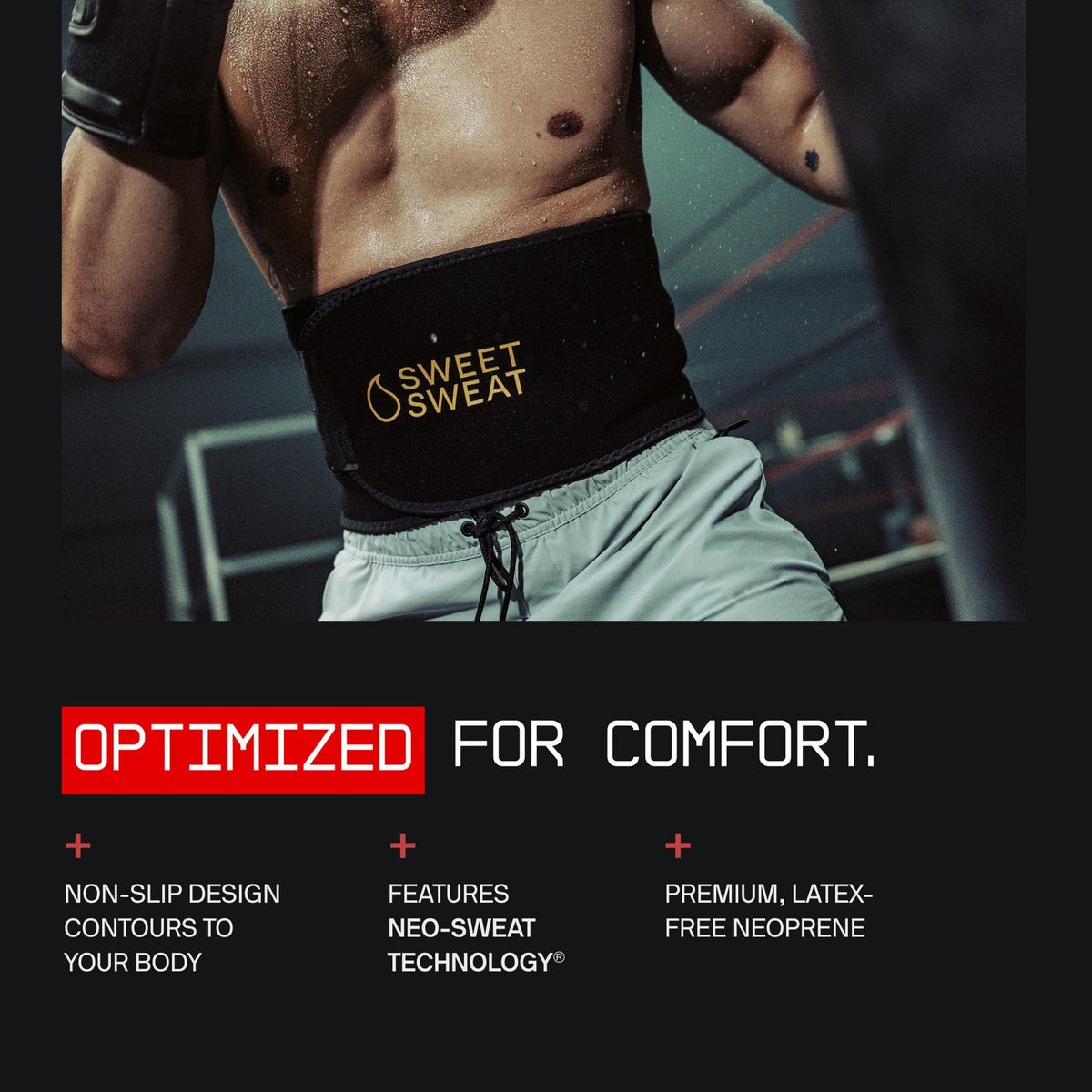 Sports Research Sweet Sweat® Waist Trimmer Small (White Logo)