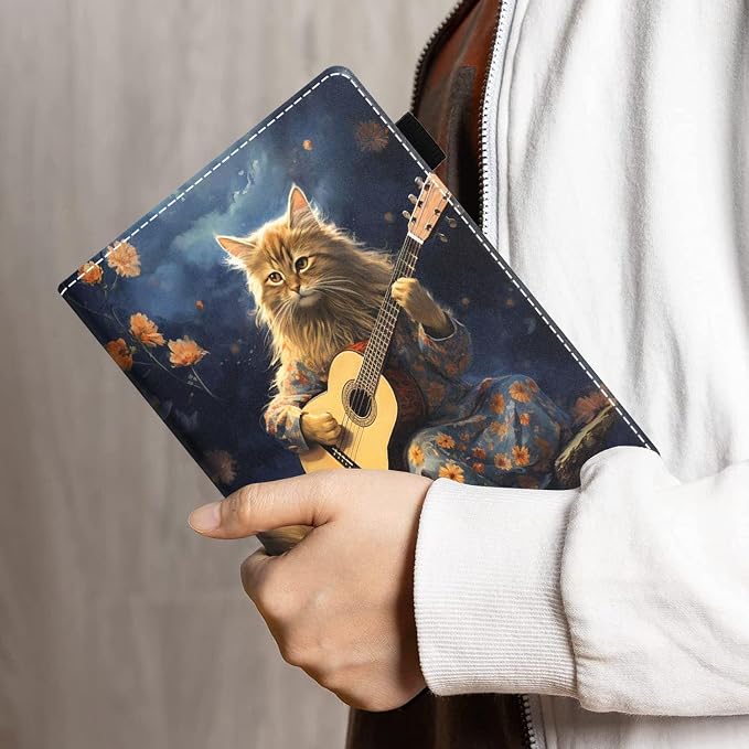 Case for Amazon Kindle Fire HD 8/Fire HD 8 Plus Tablet (12th/10th Generation 2024/2022/2020 Release) - PU Leather Folio Cover with Smart Auto Wake/Sleep Bald Eagle