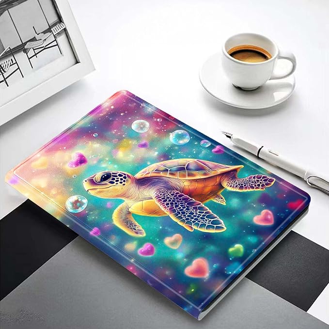 Case for iPad 9th/8th/7th Generation (2021/2020/2019) 10.2-inchSlim PU Leather Cover Adjustable Stand Auto Wake/SleepAurora Over Mountains
